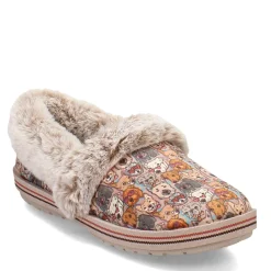Sale Skechers Women's , BOBS Too Cozy - Family Pups Slipper Brown Multi