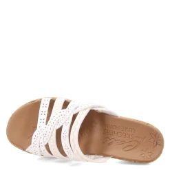 New Skechers Women's Cali, Beverlee - New Resort Sandal White