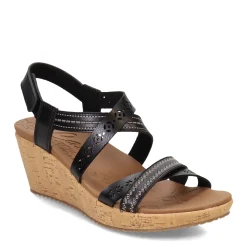 Clearance Skechers Women's Cali, Beverlee - Delicate Glow Sandal Black