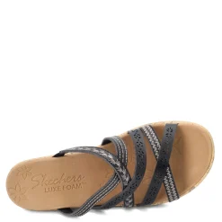 Discount Skechers Women's Cali, Beverlee - Tiger Posse Sandal Black