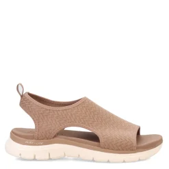 New Skechers Women's Cali, Flex Appeal 4.0 - Livin In This Sandal Mocha