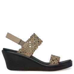 Sale Skechers Women's Cali, Rumble On - Sassy Dayz Sandal Taupe