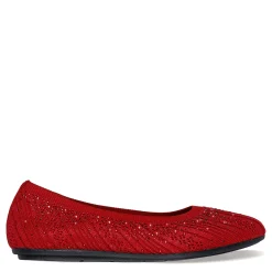 Clearance Skechers Women's , Cleo 2.0 - Glitzy Daze Flat Red