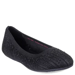 Discount Skechers Women's , Cleo 2.0 - Glitzy Daze Flat Black/Black Sparkle