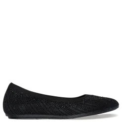 Discount Skechers Women's , Cleo 2.0 - Glitzy Daze Flat Black/Black Sparkle