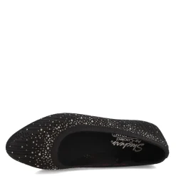 New Skechers Women's , Cleo 2.0 - Glitzy Daze Flat Black