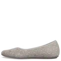 Online Skechers Women's , Cleo 2.0 - Knitty Witty Flat Taupe