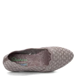 Hot Skechers Women's , Cleo - Honeycomb Flat Dark Taupe