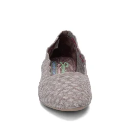 Skechers Women's , Cleo - Honeycomb Flat Dark Taupe