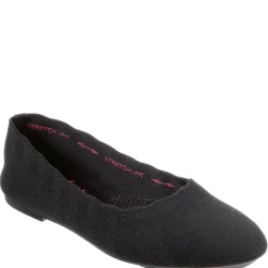Outlet Skechers Women's , Cleo Bewitch Flat - Wide Width Black