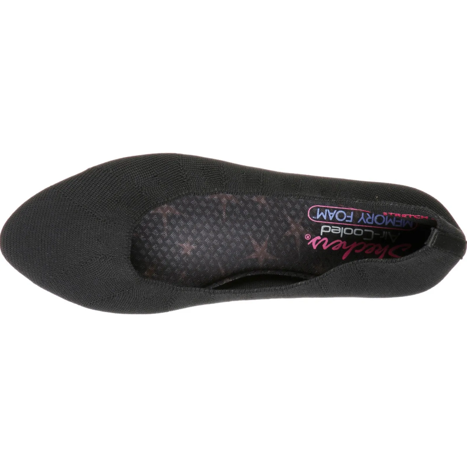 Online Skechers Women's , Cleo Bewitch Flat - Wide Width Black