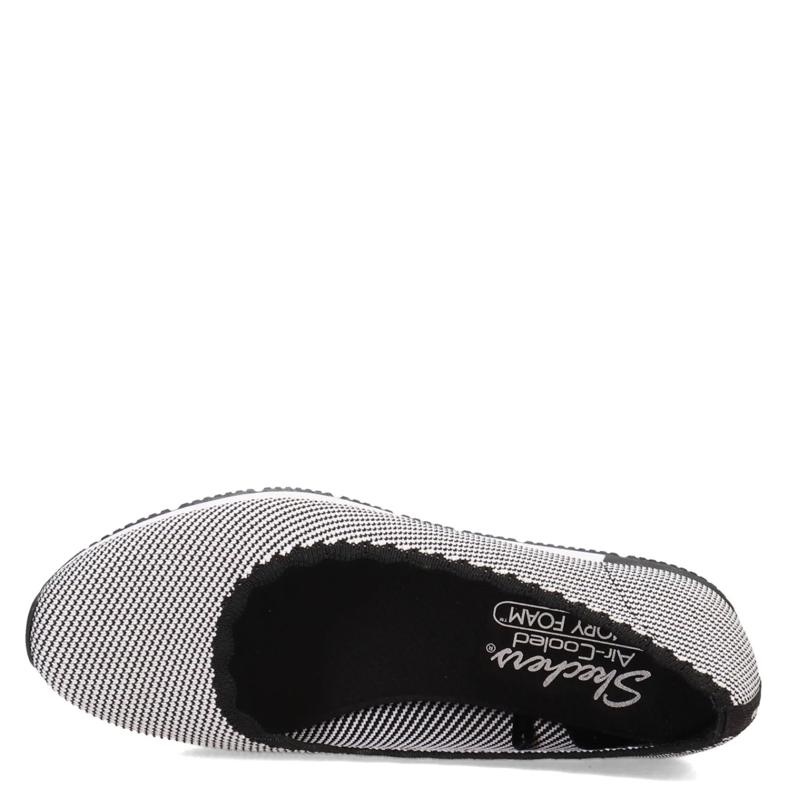 Clearance Skechers Women's , Cleo Jogger - Quick-Wit Slip-On White/Black