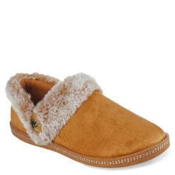 Clearance Skechers Women's , Cozy Campfire Fresh Toast Slipper - Wide Width Chestnut