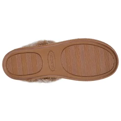Clearance Skechers Women's , Cozy Campfire Fresh Toast Slipper - Wide Width Chestnut