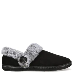 Clearance Skechers Women's , Cozy Campfire Fresh Toast Slipper Black