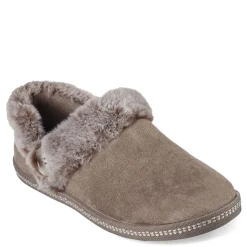 Outlet Skechers Women's , Cozy Campfire Fresh Toast Slipper Taupe