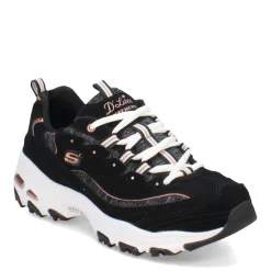 Hot Skechers Women's , D'Lites - Me Time Sneaker Black/Rose Gold