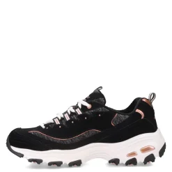 Hot Skechers Women's , D'Lites - Me Time Sneaker Black/Rose Gold