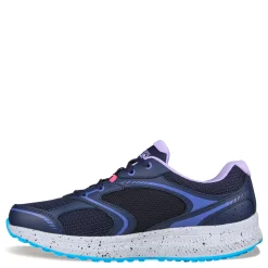 Sale Skechers Women's , GO RUN Consistent - Vivid Horizon Running Shoe - Wide Width Navy/Lavender