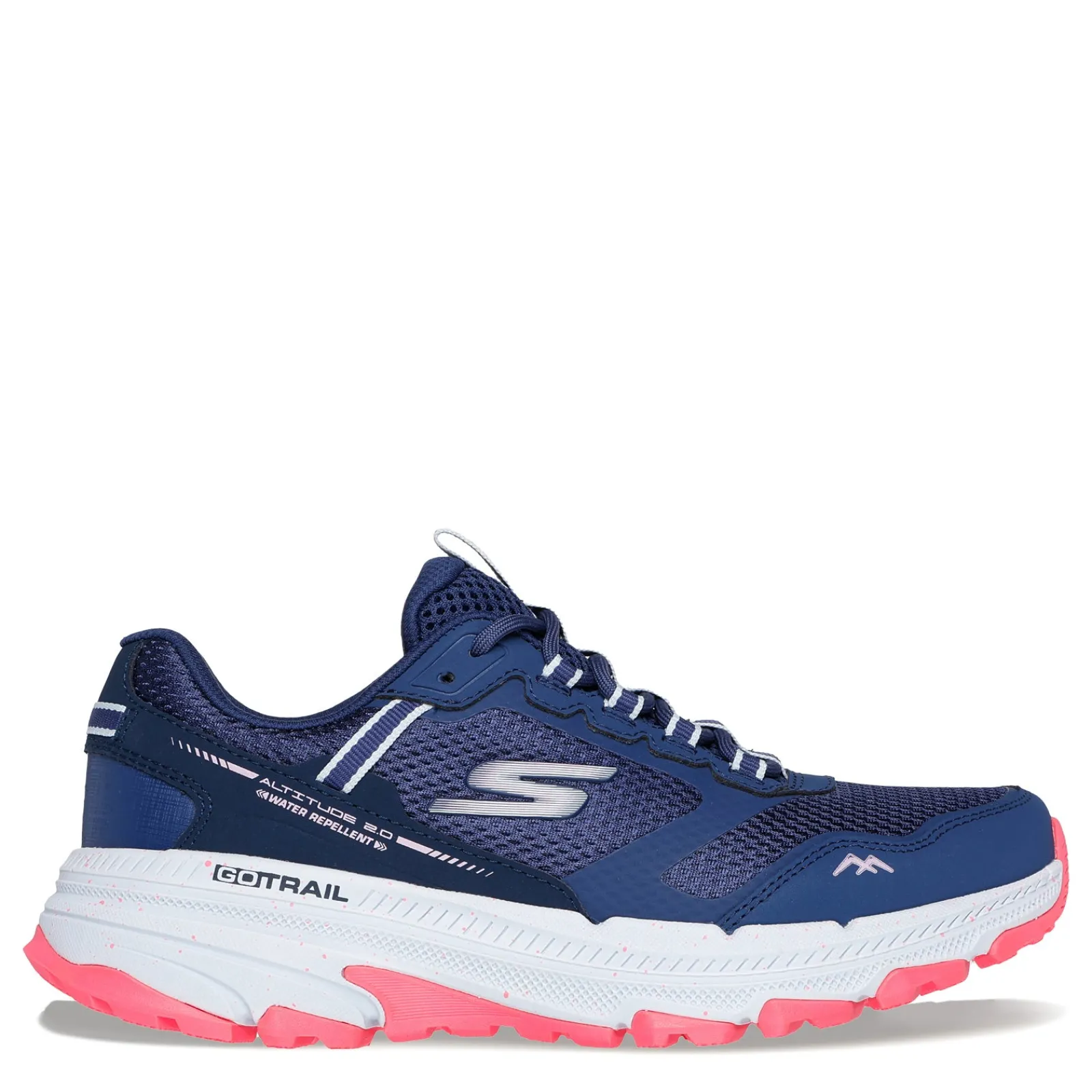 Clearance Skechers Women's , GO RUN Trail Altitude 2.0 - Ravine Trail Running Shoe Navy/Pink