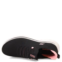 Hot Skechers Women's , GO WALK 7 - Abie Sneaker Black Hot Pink
