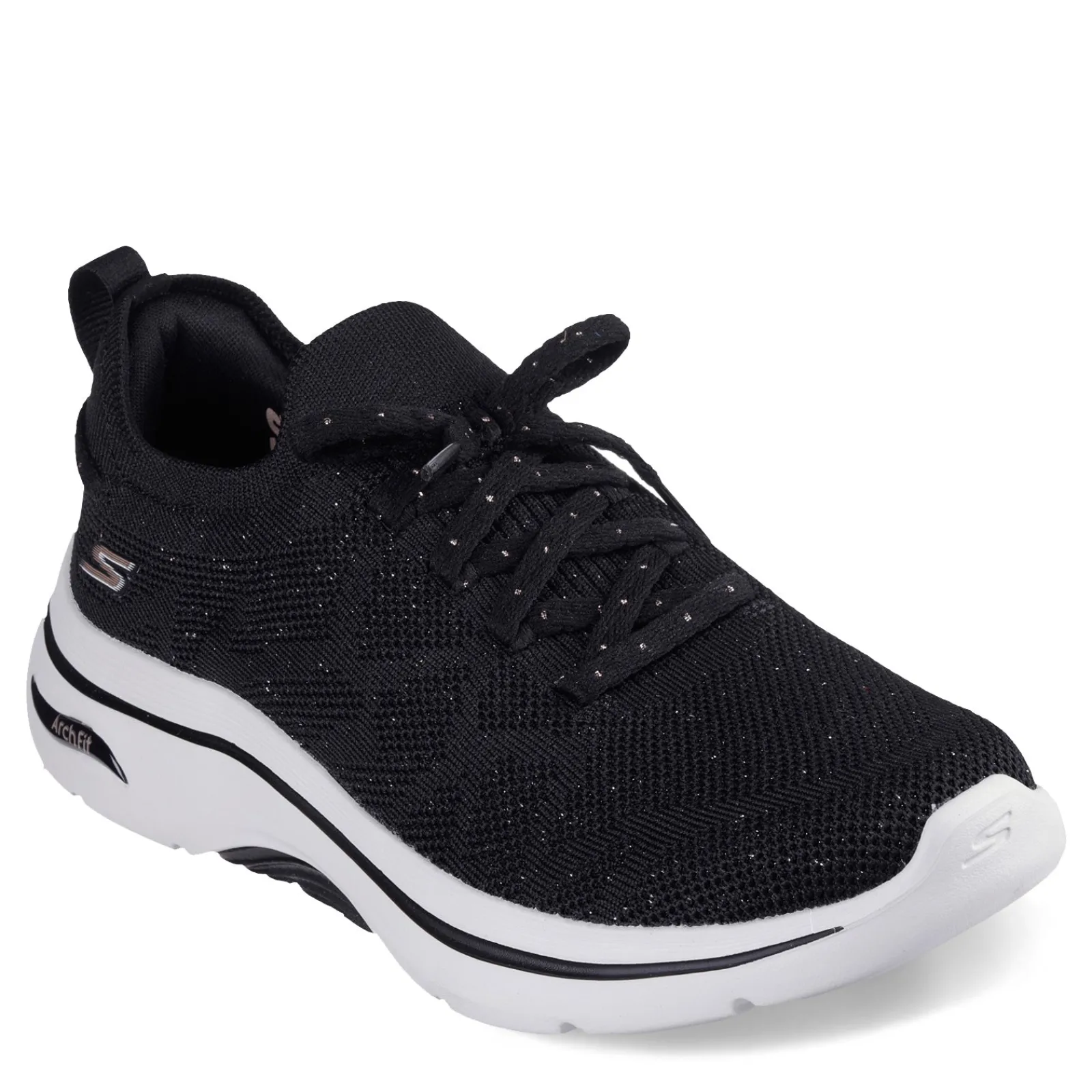 Best Skechers Women's , GO WALK Arch Fit 2.0 - Bel Sneaker Black/Rose Gold
