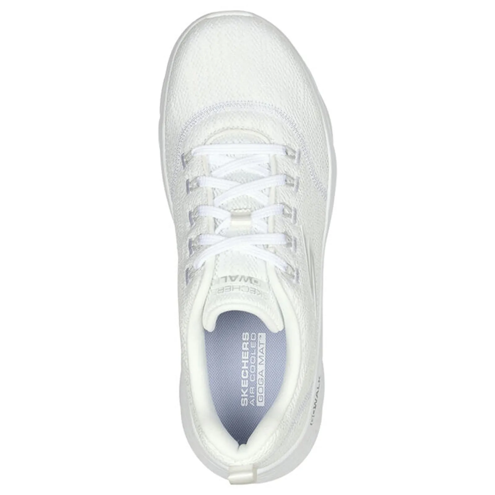 Outlet Skechers Women's , GO WALK FLEX - Striking Look Walking Shoe White/Silver