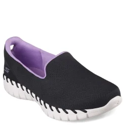 Outlet Skechers Women's , GO WALK Smart 2 - Sunset Springs Slip-On Black