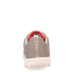 Discount Skechers Women's , GO WALK Travel - Fun Journey Sneaker Taupe