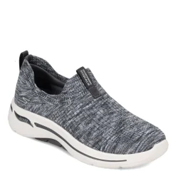 Online Skechers Women's , GOwalk Arch Fit - Rainbow Sunrise Slip-On Grey Blue