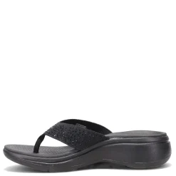 Outlet Skechers Women's , GOwalk Arch Fit - Dazzle Sandal Black
