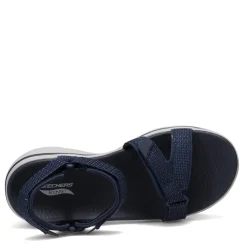 Best Skechers Women's , GOwalk Arch Fit - Cruise Around Sandal - Wide Width Navy