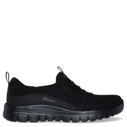 Discount Skechers Women's , Graceful - Picture Perfect Sneaker Solid Black