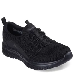 Online Skechers Women's , Graceful - Picture Perfect Sneaker Solid Black
