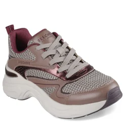 Outlet Skechers Women's , Hazel - Metallic Soiree Sneaker Brown Multi