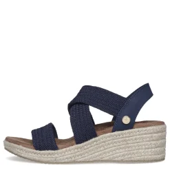New Skechers Women's , Martha Stewart: Arch Fit Beverlee - Brentwood Sandal Navy