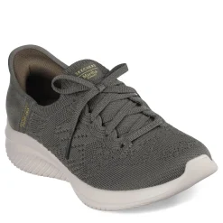 Skechers Women's , Martha Stewart - Slip-ins: Ultra Flex 3.0 Back On Track Sneaker Olive