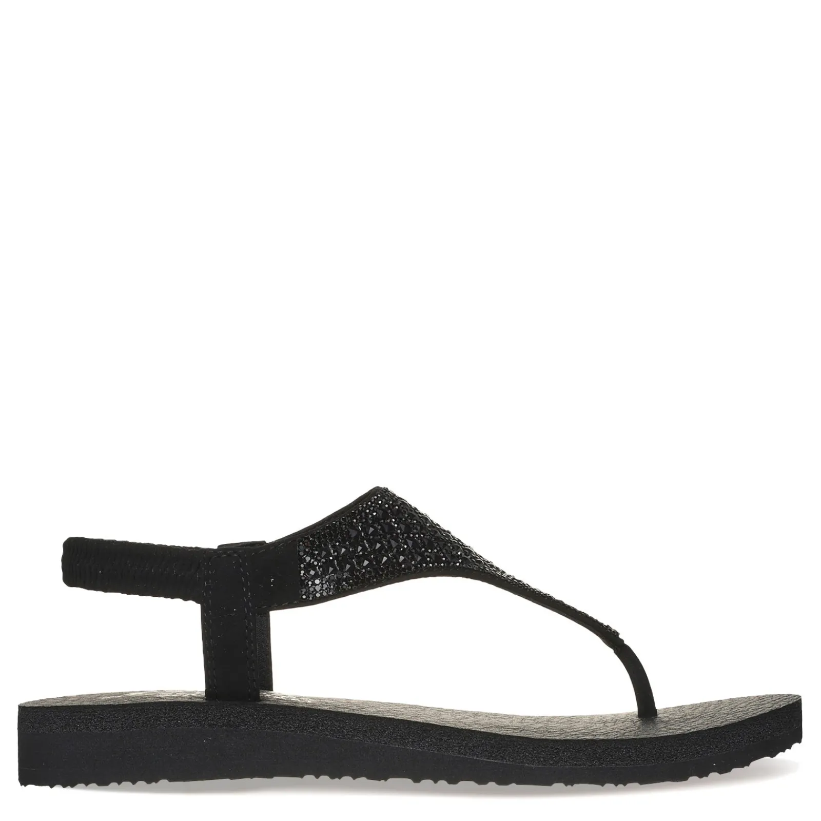 Online Skechers Women's , Meditation - Rockstar Sandal Black