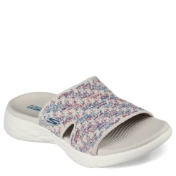 New Skechers Women's , On the GO 600 - Radiate Sandal Natural Multi