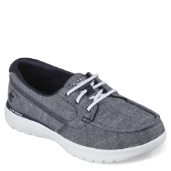 Discount Skechers Women's , On-the-GO Flex - Ashore Boat Shoe Navy