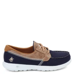 Online Skechers Women's Performance, GOwalk Lite Coral Boat Shoe Navy