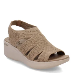Skechers Women's , Pier Lite - Crochet Sandal Mocha