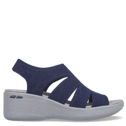 Online Skechers Women's , Pier Lite - Crochet Sandal Navy