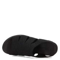 Best Skechers Women's , Pier Lite - Crochet Sandal Black/Black