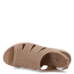 Sale Skechers Women's , Pier Lite - Crochet Sandal Mocha