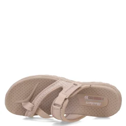 Outlet Skechers Women's , Reggae - Cool Harbor Sandal Taupe