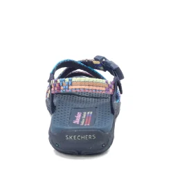 Outlet Skechers Women's , Reggae - Sew Me Sandal Navy Multi