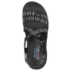 Best Skechers Women's , Reggae - Trail On By Sandal Black/White