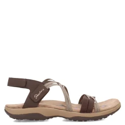 Clearance Skechers Women's , Reggae Slim - Takes Two Sandal Chocolate