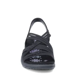 Discount Skechers Women's , Reggae Slim - Simply Stretch Sandal Black